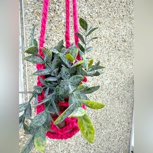 Crochet Hanging Basket